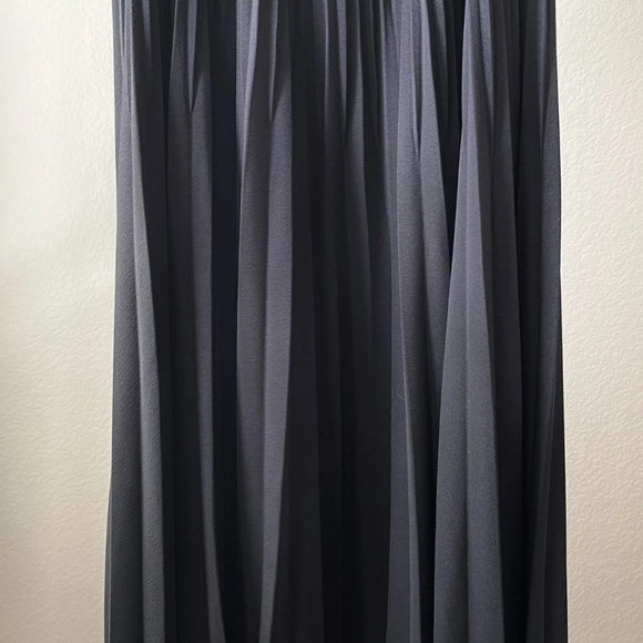 Jenni Kayne Slate Grey NEW Pleated Midi Skirt Size XS - Picture 7 of 8